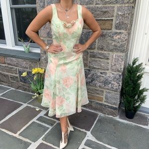 Dreamy floral dress with flowy skirt